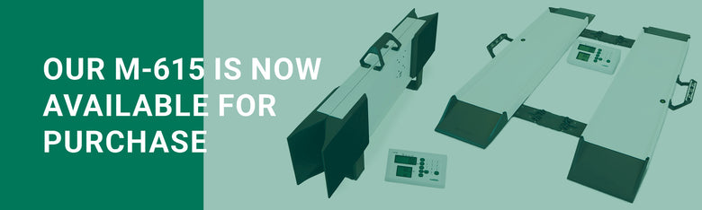 The M-615 Portable Wheelchair Scale is back in stock!