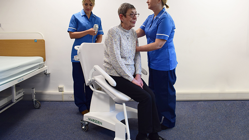 How Can Weighing Patients With Limited Mobility Be Made Easier?