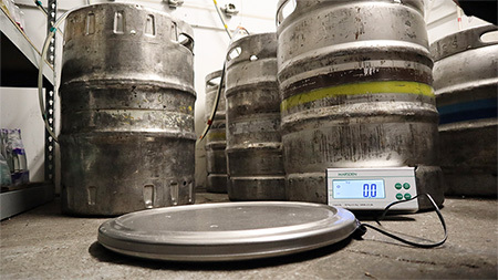 How to Weigh a Keg