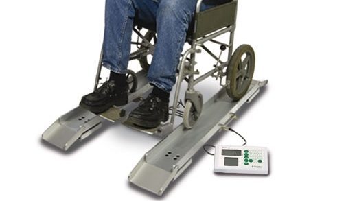 Weighing scales for disabled people