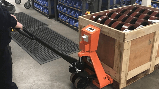 Why the printer-equipped PT-200 Pallet Truck Scale fits the BIL