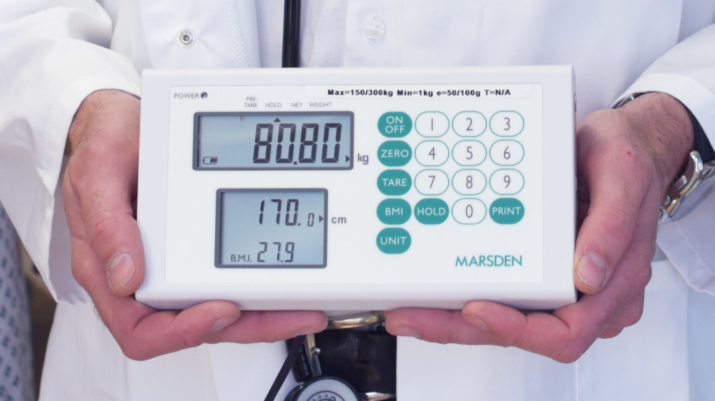 Marsden M-160 Gym Scale with Optional Printer and Height Measure