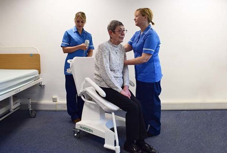 How Can Weighing Patients With Limited Mobility Be Made Easier?