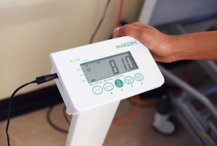 Best practice: Using a weighing scale to calculate drug dosages