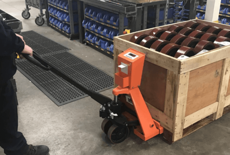 Why The Printer-Equipped PT-200 Pallet Truck Scale Fits The BIL