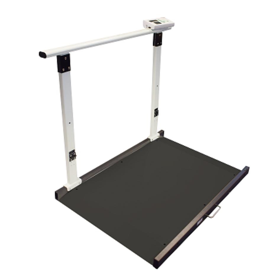 Marsden M-653 Wheelchair Scale with Hinged Armrest
